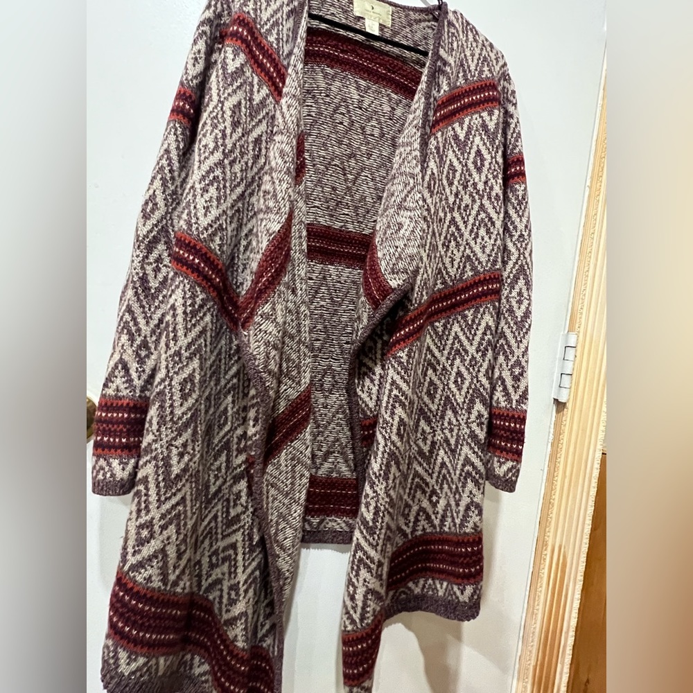 Cascading Ruby Moon Sweater